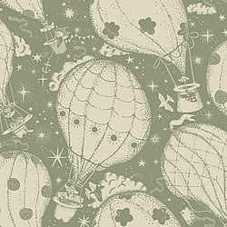 Galerie Wallcoverings Product Code 29004 - Resan Wallpaper Collection - Green Colours - Ballongerna Design