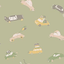Galerie Wallcoverings Product Code 29012 - Resan Wallpaper Collection - Green Colours - Bilarna Design