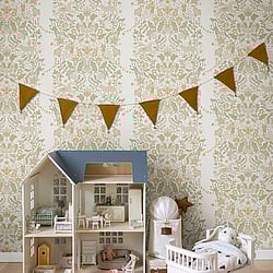 Galerie Wallcoverings Product Code 29025 - Resan Wallpaper Collection - Beige green Colours - Cirkus Design