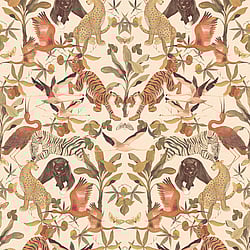 Galerie Wallcoverings Product Code: DW2000 - Designer Walls Wallpaper Collection Galerie Wallcoverings Product Code DW2000 - Designer Walls Wallpaper Collection - Cream Colours - Magic Animals Design