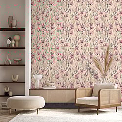 Galerie Wallcoverings Product Code: DW2014 - Designer Walls Wallpaper Collection Galerie Wallcoverings Product Code DW2014 - Designer Walls Wallpaper Collection - Beige Colours - Magnolia Design
