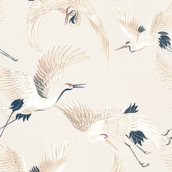 Galerie Wallcoverings Product Code: DW2018 - Designer Walls Wallpaper Collection Galerie Wallcoverings Product Code DW2018 - Designer Walls Wallpaper Collection - Light Grey Colours - Cranes Design
