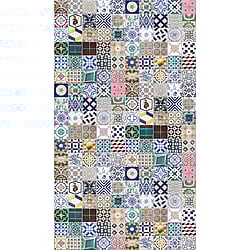 Galerie Wallcoverings Product Code WH45205M - Welcome Home Murals Wallpaper Collection - Multi-coloured Colours - Moroccan patchwork tile Design