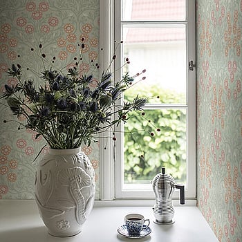 Galerie Wallcoverings Product Code 14017 - Ekbacka Wallpaper Collection - Light Green Colours -  