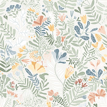 Galerie Wallcoverings Product Code 22005 - Fagring Wallpaper Collection - Blue/green Colours -  