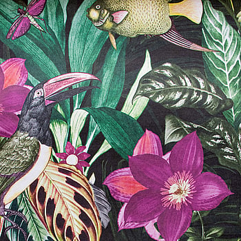 Galerie Wallcoverings Product Code 26744 - Tropical Wallpaper Collection - Berry Colours -  