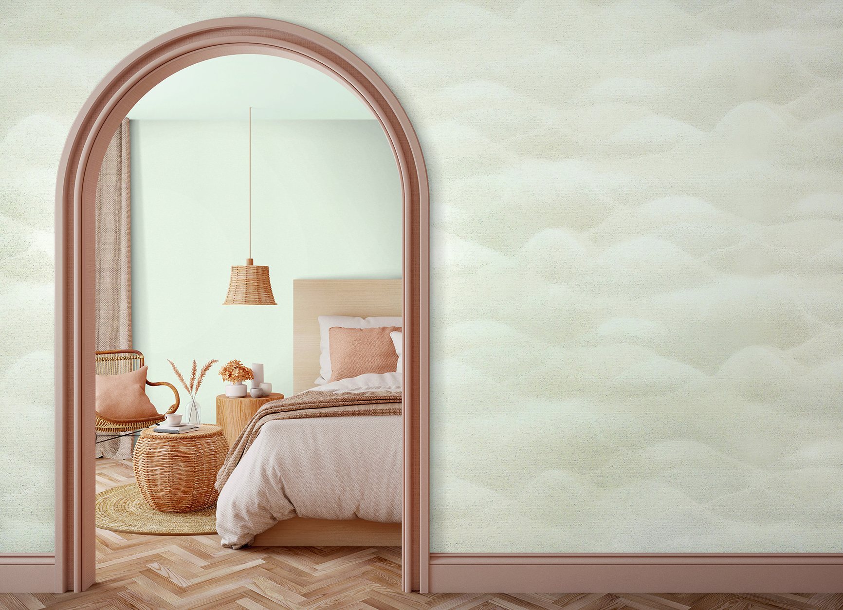 Galerie Wallcoverings Product Code 34021 - Hotel Wallpaper Collection - Beige, Cream Colours -  
