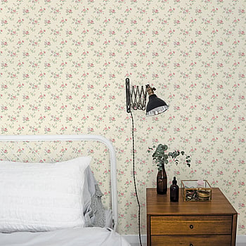 Galerie Wallcoverings Product Code G67895 - Miniatures 2 Wallpaper Collection - Pink Cream Green Purple Colours -  