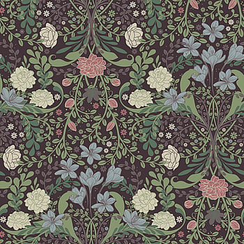 Galerie Wallcoverings Product Code S24103 - Sommarang 2 Wallpaper Collection - Purple, blue, red Colours -  